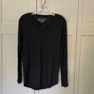 Knickerbocker Men's Gray Long Sleeve Jersey - Size Small